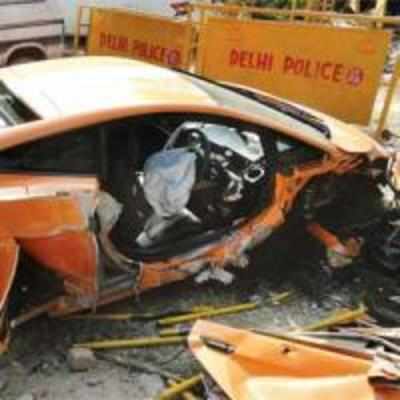 26-yr-old Delhi bizman dies after crashing Lamborghini