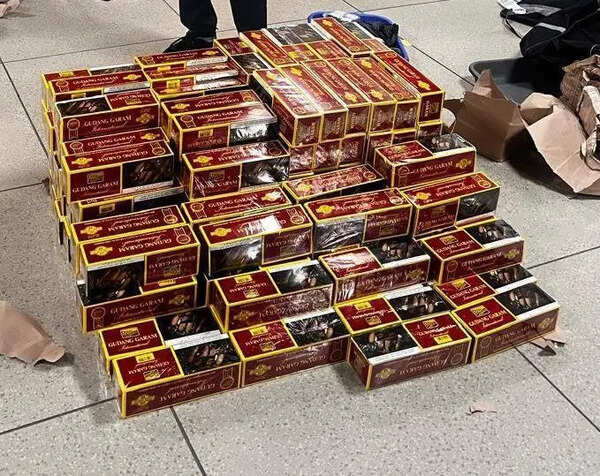 Customs seizes 566 boxes of cigarettes at Ahmedabad airport