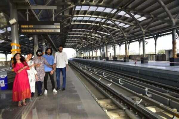 City metro takes its first ride