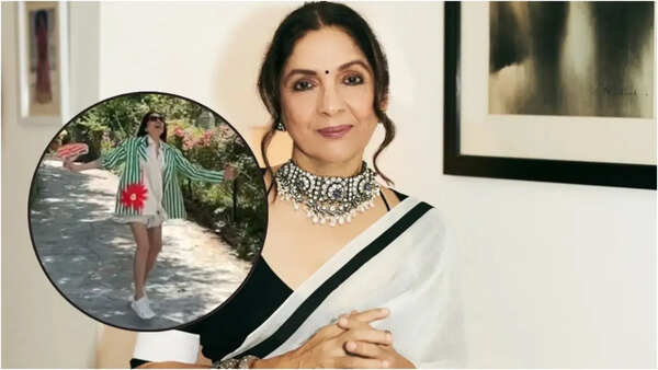 Neena Gupta says 'buddhi ho toh kya' as she enjoys vacation in hot pants