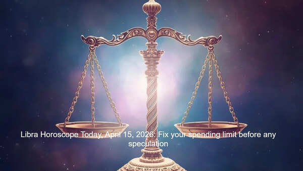 Libra Horoscope Today, April 15, 2026: Fix your spending limit before any speculation
