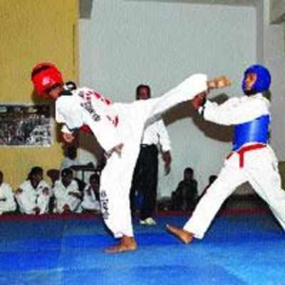 Strong district taekwondo team of 20, off to state meet