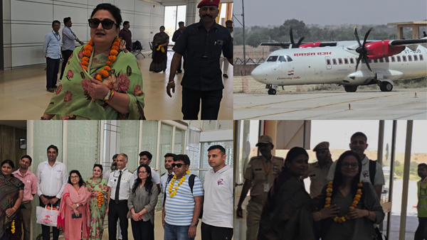 Jaisalmer airport gets first summer flight from Jaipur