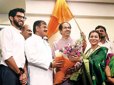 NCP city chief Sachin Ahir defects to Shiv Sena