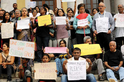 Don't allow any organisation, political parties to protest at Town Hall, says BBMP