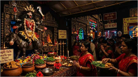 Saptami Navratri; Meeting Maa Kaalratri with night worship and jaggery