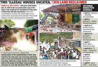 Drive to remove encroachments at Upper Lake restarts: 9 shops razed