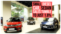 Small diesel car, sedan sales tumble to just 1.8% in April-July 