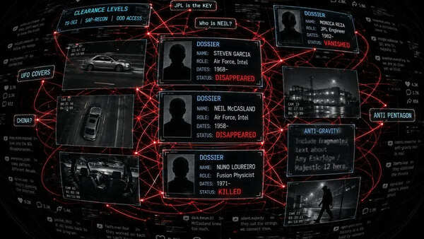 The red string and the widow: The mystery of the missing scientists in US