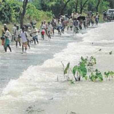 Water levels recede in Bihar