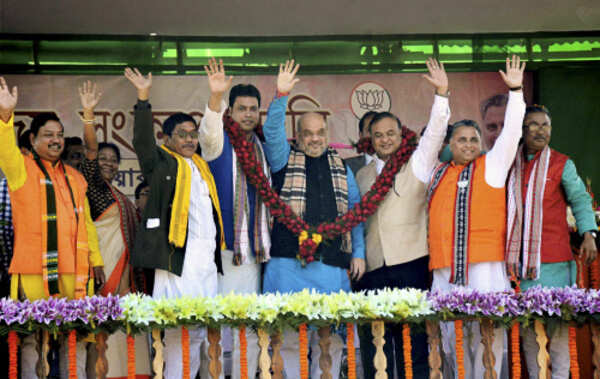 BJP emerges key player as 3 NE states gear up for polls
