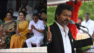 Actress Trisha Krishnan sits with CM Vijay's parents in front row at TN's Independence  Day event