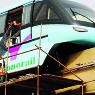 First monorail arriving by September-end