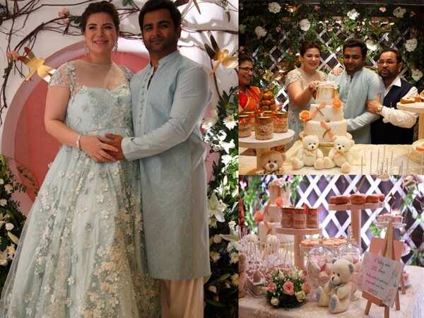 Inside Pics: Sachiin Joshi-Urvashi Sharma's dreamy baby shower