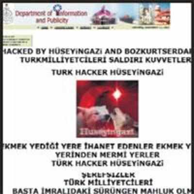 Turkish ultras hack Goa govt website