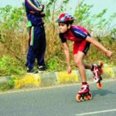 Powai lad claims gold haul at state level skating tourney