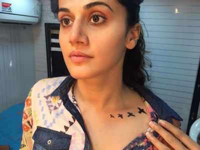 Taapsee Pannu shares throwback picture with her tattoo for Pink