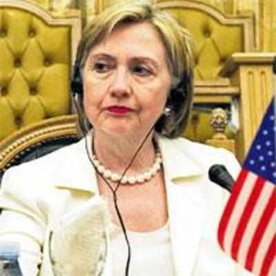 This Clinton is US Secretary, not Bill