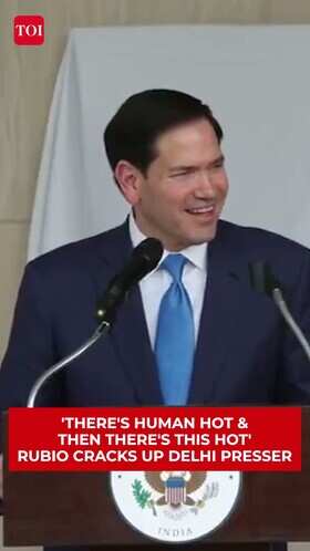 'It's Hot': US State Secy Marco Rubio Feels The Heat, Keeps Presser Short
