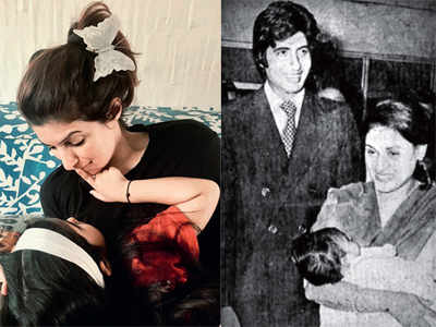 Twinkle Khanna posts an adorable click with daughter Nitara, while Amitabh Bachchan goes into flashback mode on wife Jaya Bachchan's birthday