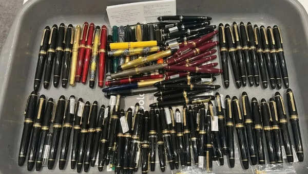 61 luxury pens worth lakhs seized from Japan-based IIT alumnus at Ahmedabad airport
