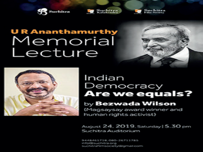 Bezwada Wilson is asking - Are We Equals?