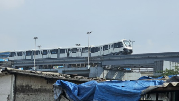 Watch: Mumbai monorail tilts at Wadala–GTB Nagar station; sparks swift response from officials