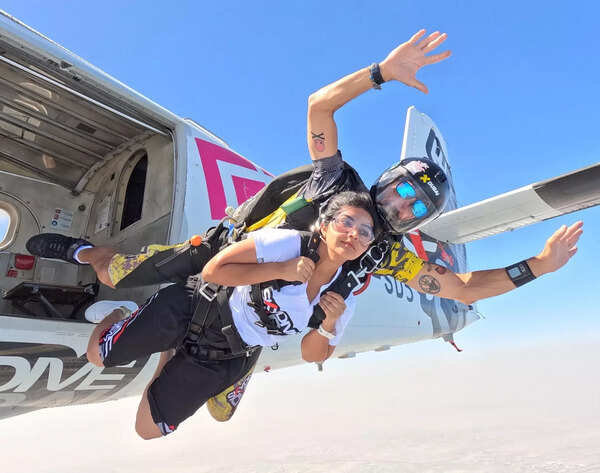 Skydiving was a rush of fear and pure thrill: Megha Shetty