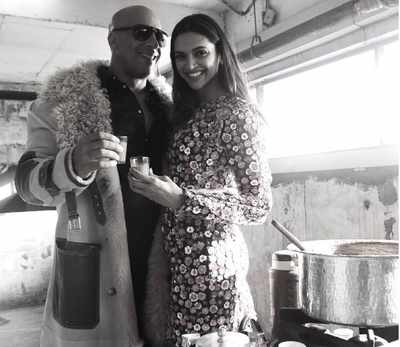 Deepika Padukone, Vin Diesel celebrate film opening with cutting chai