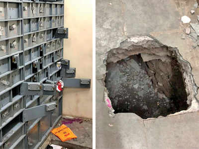 Thieves dig 25-foot tunnel to rob bank