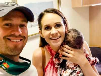AB De Villiers, wife Danielle blessed with 'beautiful baby girl'
