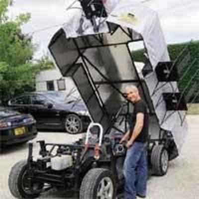 Man creates table that can be driven at 100mph