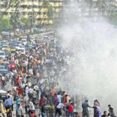 High tide makes waves among revellers