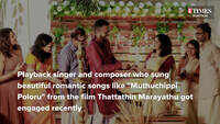 Sachin Warrier gets engaged 