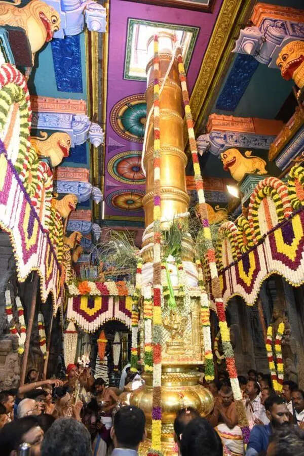 Flag hoisted for Chithirai festival in Madurai