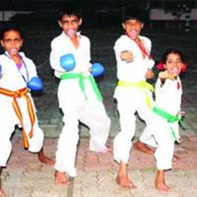 Thane kids do well in Karate