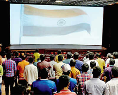 Play national anthem at cinemas, rules SC