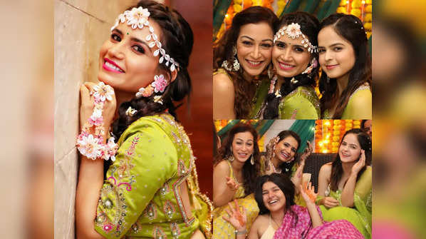 Priya Ahuja gleams in green with the Taarak Mehta gang at her mehendi ceremony; see adorable pics with Sunayana Fozdar, Palak Sidhwani and others