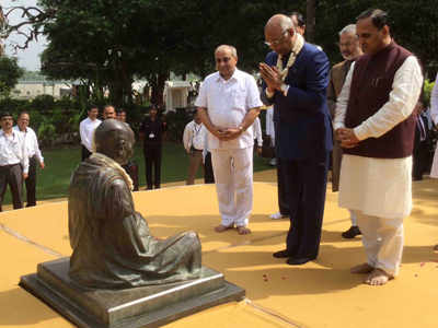 President Ram Nath Kovind begins 2-day Gujarat tour with Sabarmati Ashram