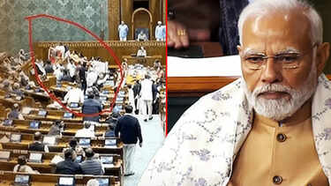 PM's reply deferred as protest stalls Lok Sabha; scared Modi ran away, says opposition | India News - The Times of India