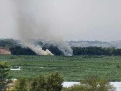 Bellandur Lake on fire again