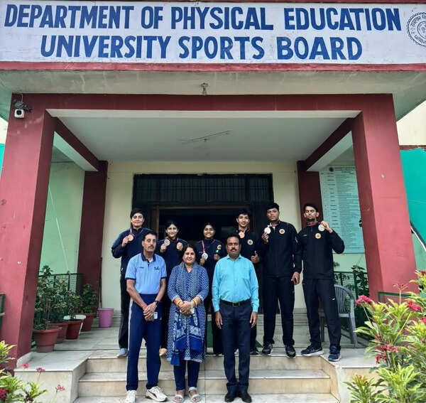 Rajasthan University wushu team wins eight medals at All India Inter-University Championship in Kashmir