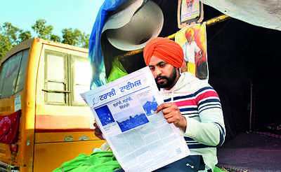 On the same page: Farmers protesting at Singhu border publish newspaper of their own
