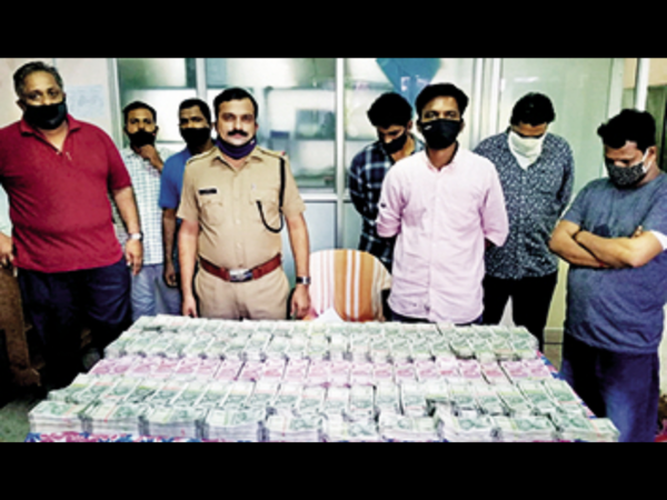 Rs 1.9 crore cash seized from car, 4 in custody