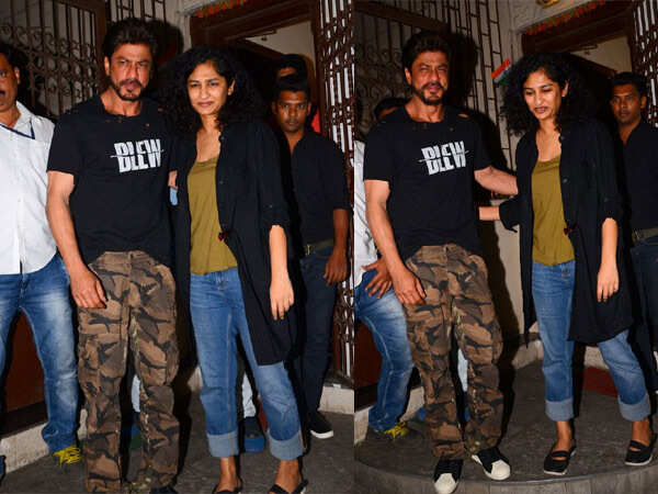 Spotted: Shah Rukh Khan dubs for Gauri Shinde's 'Dear Zindagi'