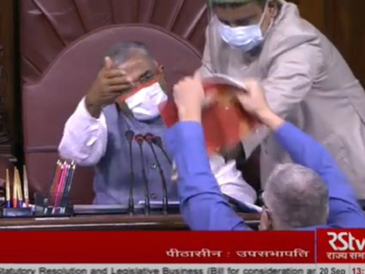 Derek O'Brien, Sanjay Singh and Rajiv Satav among eight Opposition MPs suspended from Rajya Sabha over ruckus on agriculture Bills