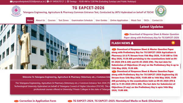 TS EAPCET Result 2026 Live Updates: M. Rushi tops exam as JNTUH declares scorecards and final answer key at eapcet.tgche.ac.in