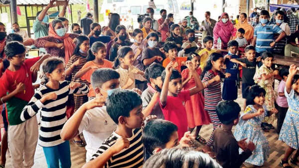 Wayanad tragedy: Kids sing and dance, inject life into gloomy Meppadi camp