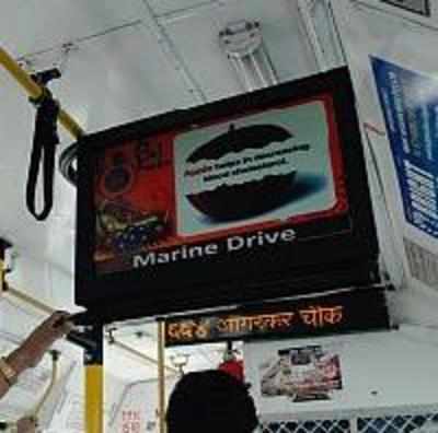 LED, LCD displays on buses damaged