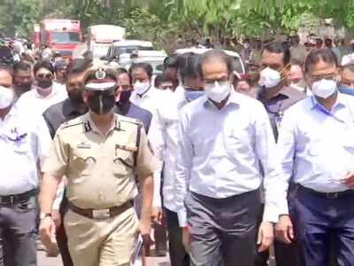 Bhandup: CM Uddhav Thackeray visits Dreams Mall after fire; apologises to families of deceased